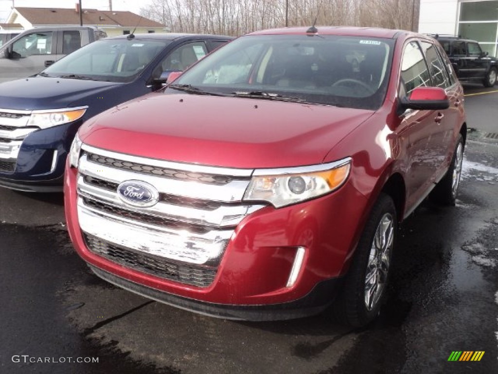 2012 Edge Limited AWD - Red Candy Metallic / Charcoal Black photo #1