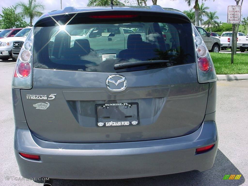 2007 MAZDA5 Touring - Galaxy Gray Mica / Black photo #4