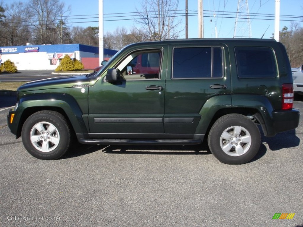2011 Liberty Sport 4x4 - Natural Green Metallic / Pastel Pebble Beige photo #9