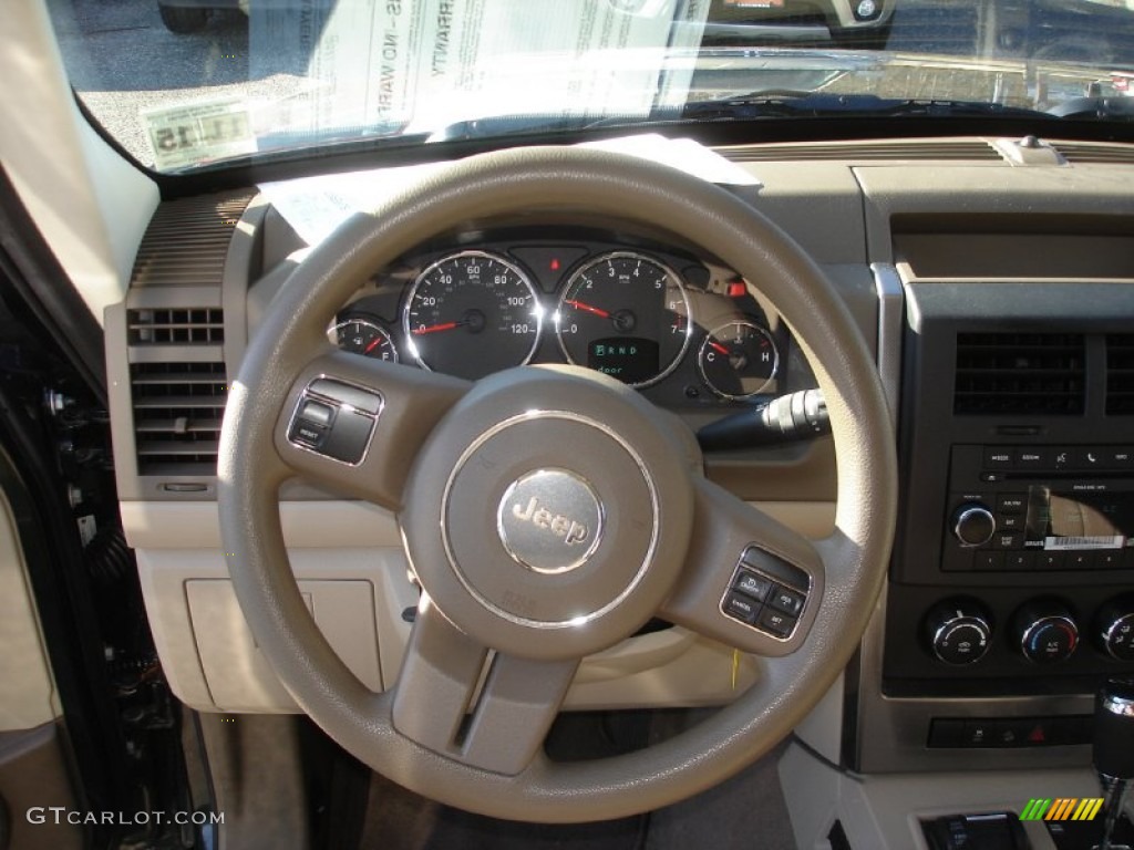 2011 Liberty Sport 4x4 - Natural Green Metallic / Pastel Pebble Beige photo #13