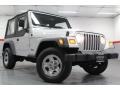 2002 Bright Silver Metallic Jeep Wrangler X 4x4  photo #2