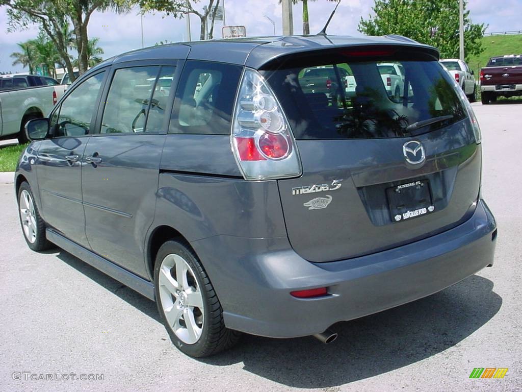 2007 MAZDA5 Touring - Galaxy Gray Mica / Black photo #6