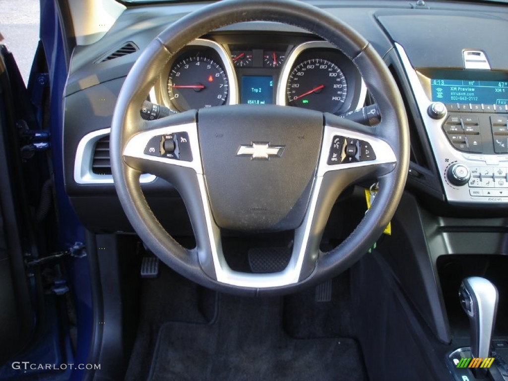 2010 Chevrolet Equinox LT Jet Black Steering Wheel Photo #60365646