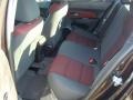 Jet Black/Sport Red Rear Seat Photo for 2012 Chevrolet Cruze #60366053
