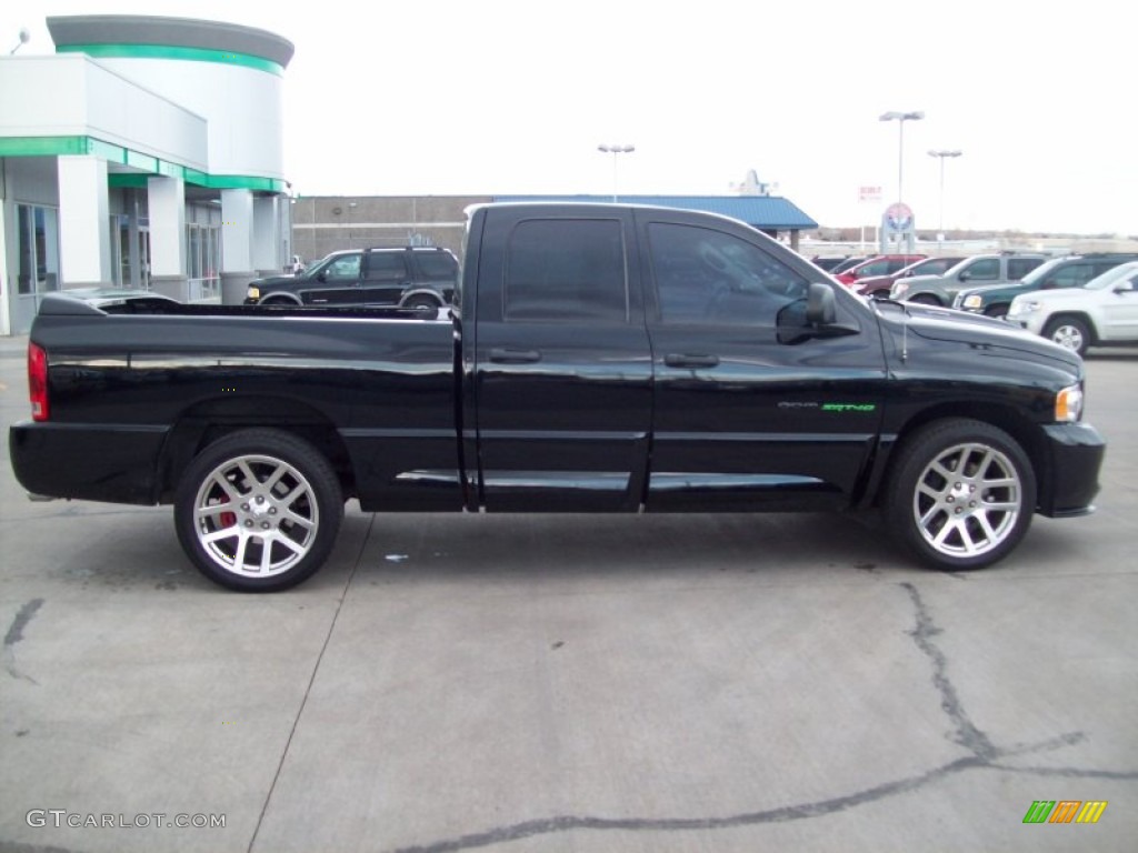 Black 2005 Dodge Ram 1500 SRT-10 Quad Cab Exterior Photo #60366588