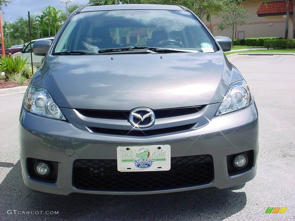 2007 MAZDA5 Touring - Galaxy Gray Mica / Black photo #9