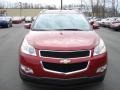 2012 Crystal Red Tintcoat Chevrolet Traverse LT AWD  photo #3