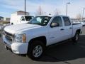 2008 Summit White Chevrolet Silverado 1500 LT Crew Cab 4x4  photo #3