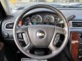 Ebony 2011 Chevrolet Silverado 2500HD LTZ Extended Cab 4x4 Steering Wheel