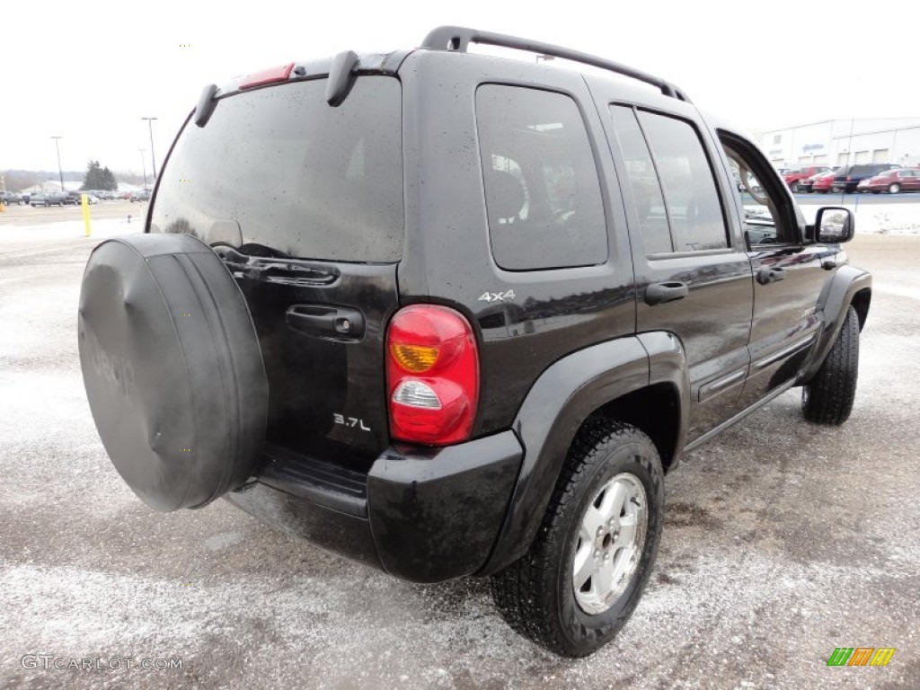 2002 Liberty Limited 4x4 - Black / Dark Slate Gray photo #3