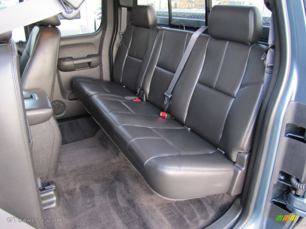 2011 Chevrolet Silverado 2500HD LTZ Extended Cab 4x4 Rear Seat Photo #60369111