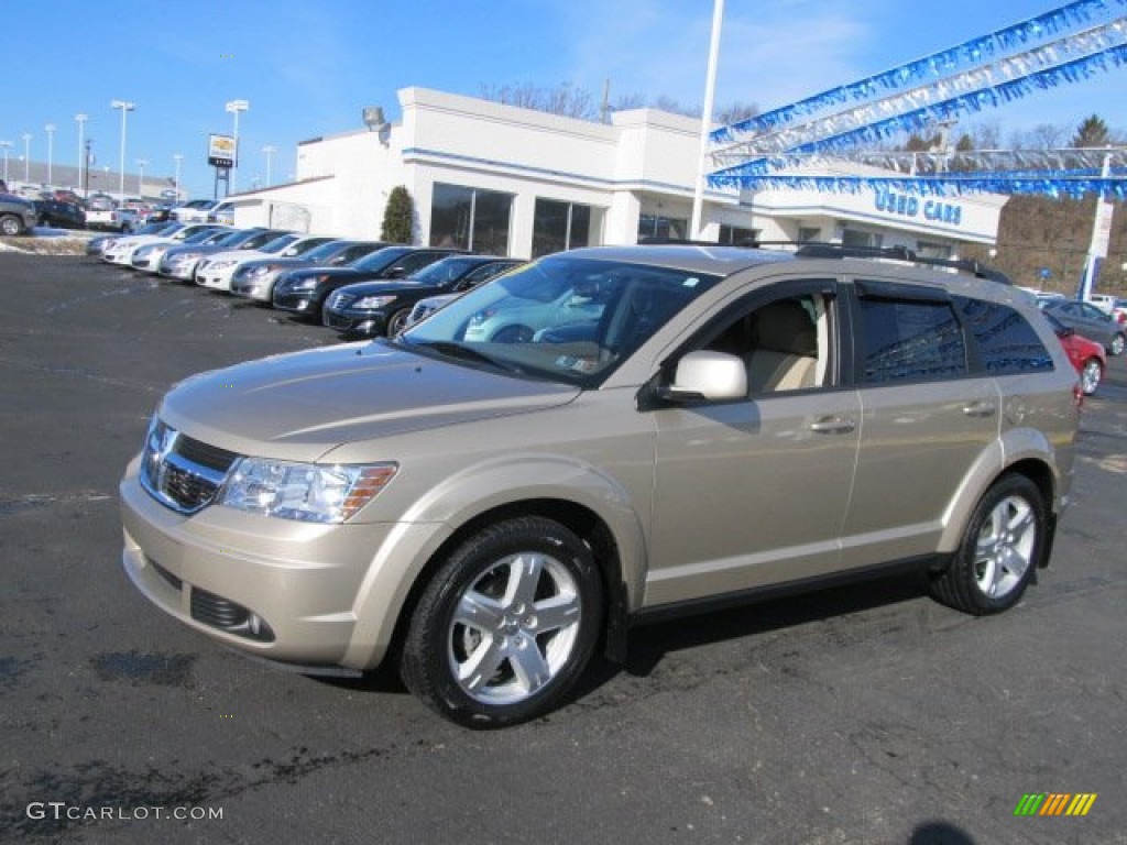 2009 Journey SXT AWD - Light Sandstone Metallic / Pastel Pebble Beige photo #5