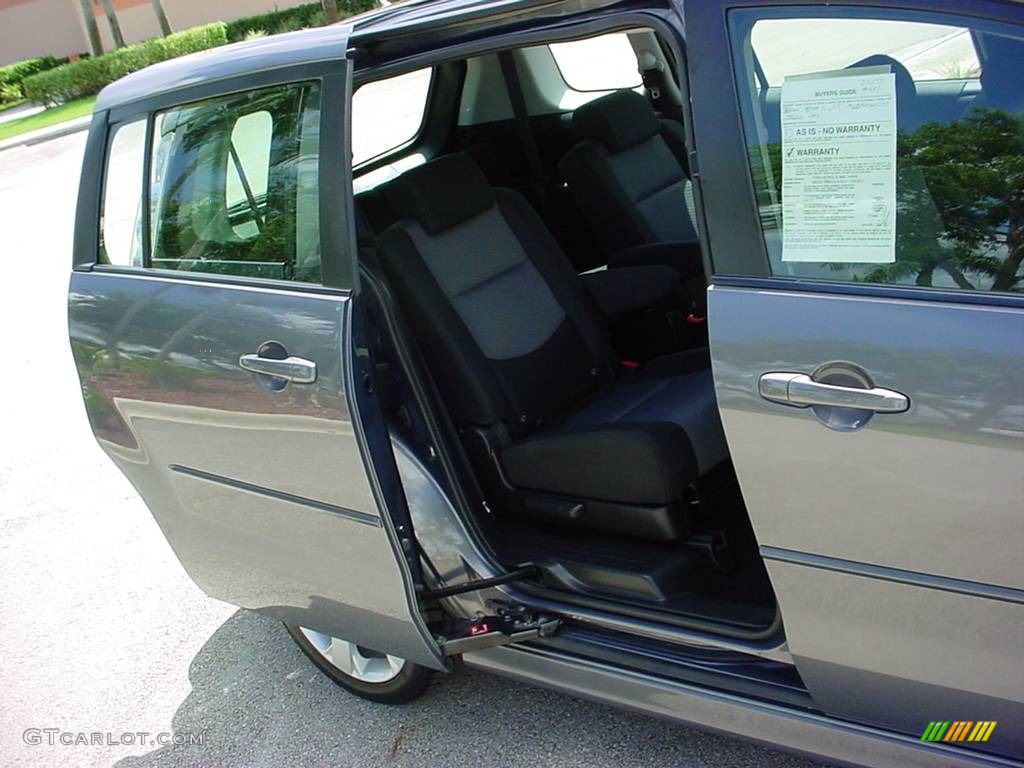 2007 MAZDA5 Touring - Galaxy Gray Mica / Black photo #14