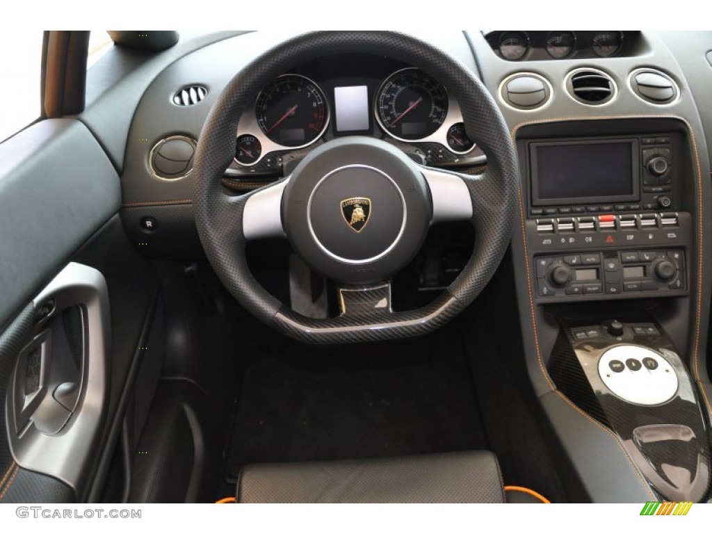 2008 Lamborghini Gallardo Spyder Nero Perseus Dashboard Photo #60369816