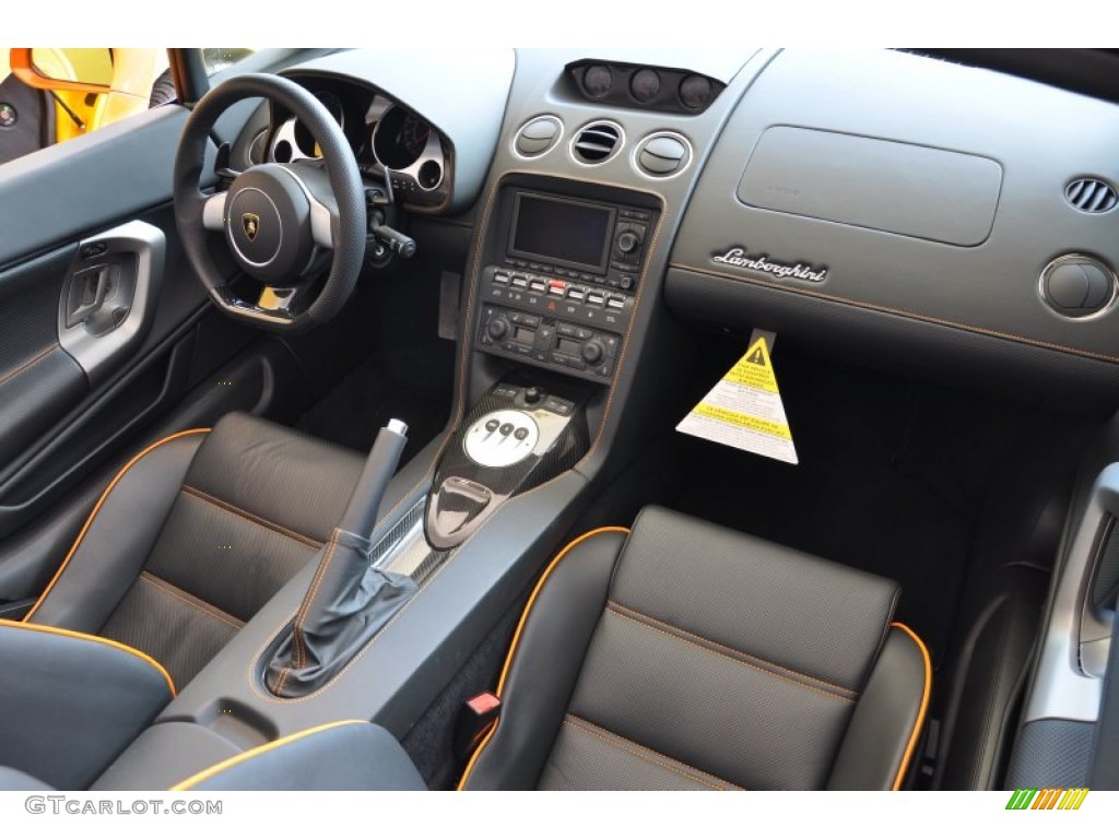 2008 Lamborghini Gallardo Spyder Nero Perseus Dashboard Photo #60369840