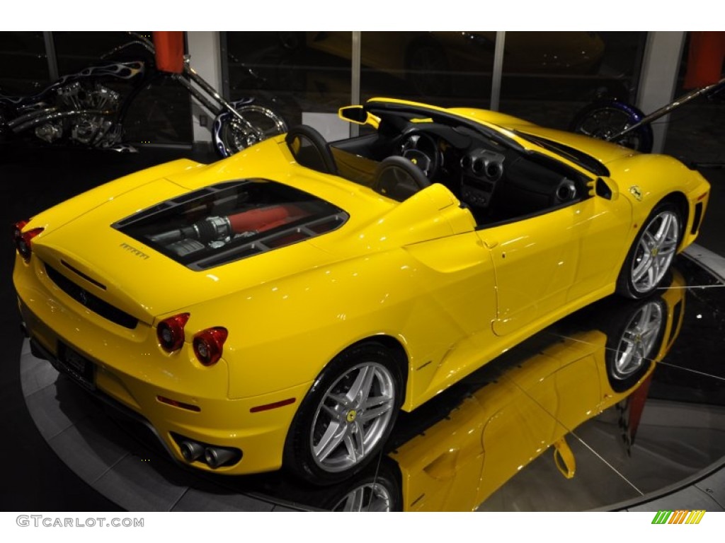 2007 F430 Spider F1 - Giallo Modena DS (Yellow) / Nero photo #25