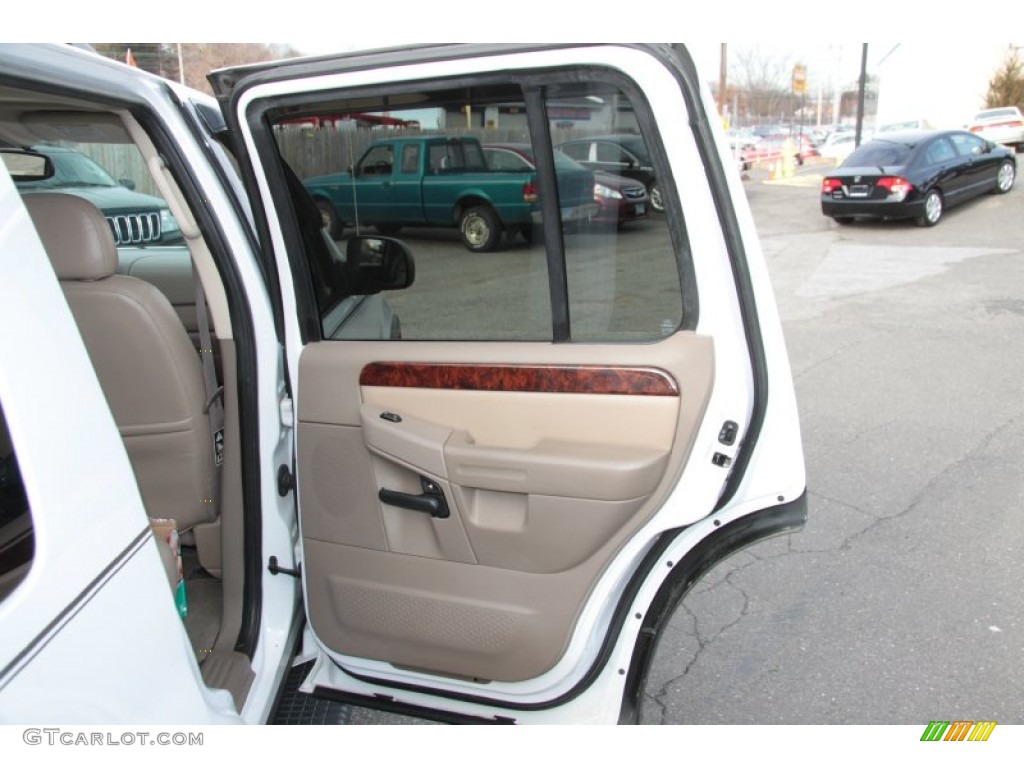 2003 Ford Explorer XLT 4x4 Medium Parchment Beige Door Panel Photo #60370596