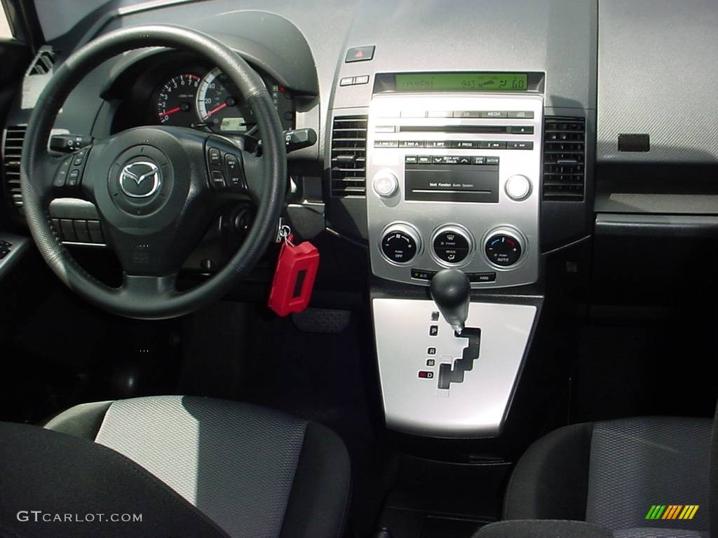 2007 MAZDA5 Touring - Galaxy Gray Mica / Black photo #16