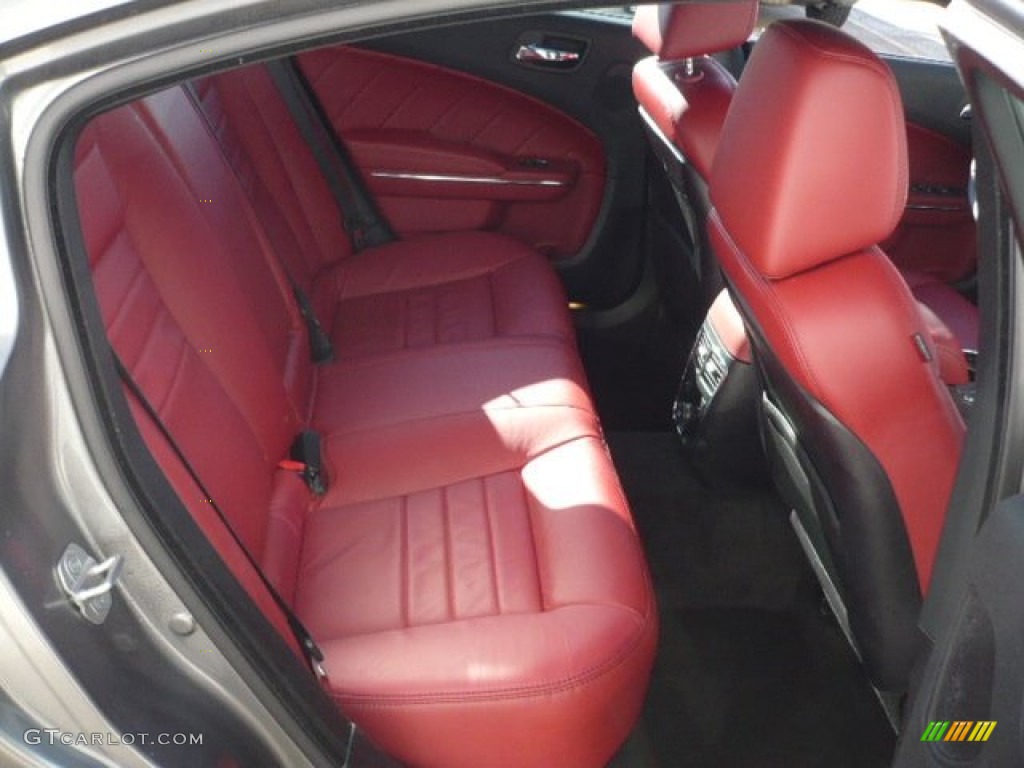 Black Radar Red Interior 2011 Dodge Charger R T Plus Awd