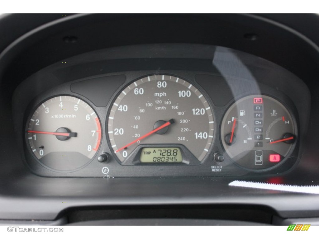 2002 Honda Accord SE Coupe Gauges Photos