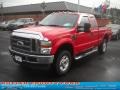 Vermillion Red - F250 Super Duty XLT SuperCab 4x4 Photo No. 6