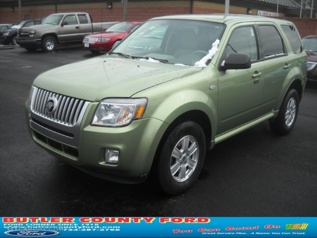 2009 Mariner I4 - Kiwi Green Metallic / Stone photo #6