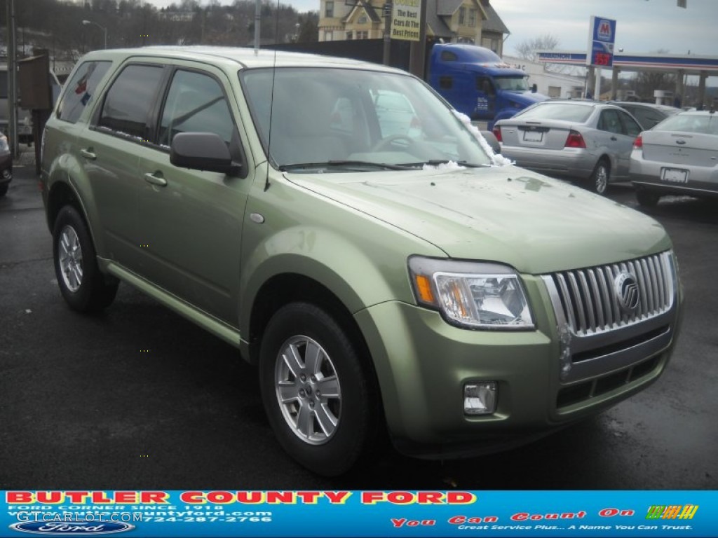 2009 Mariner I4 - Kiwi Green Metallic / Stone photo #8