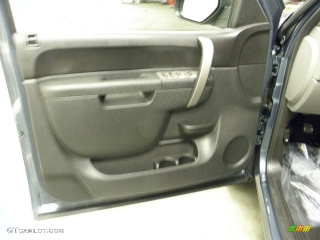 2011 Silverado 1500 LS Extended Cab - Blue Granite Metallic / Dark Titanium photo #16