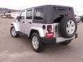 2010 Bright Silver Metallic Jeep Wrangler Unlimited Sahara 4x4  photo #4