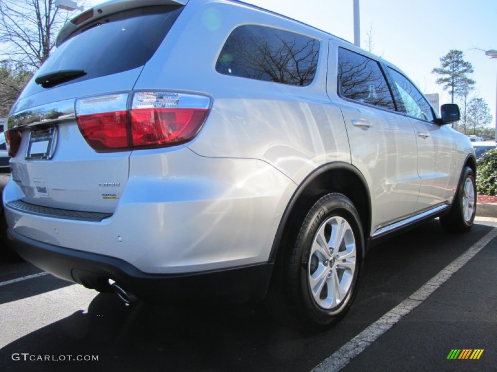 2011 Durango Crew - Bright Silver Metallic / Dark Graystone/Medium Graystone photo #3