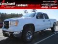 Summit White - Sierra 2500HD Work Truck Crew Cab Photo No. 1