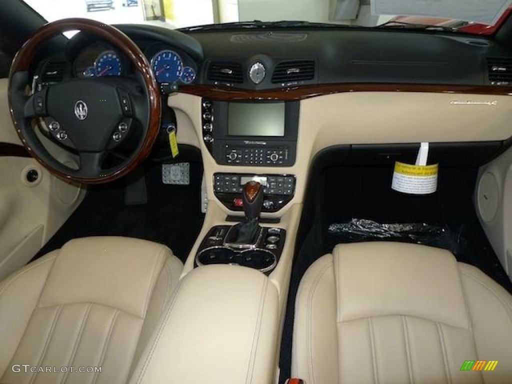 2012 Maserati GranTurismo Convertible GranCabrio Sabbia Dashboard Photo #60375270