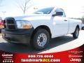 2012 Bright White Dodge Ram 1500 ST Regular Cab  photo #1