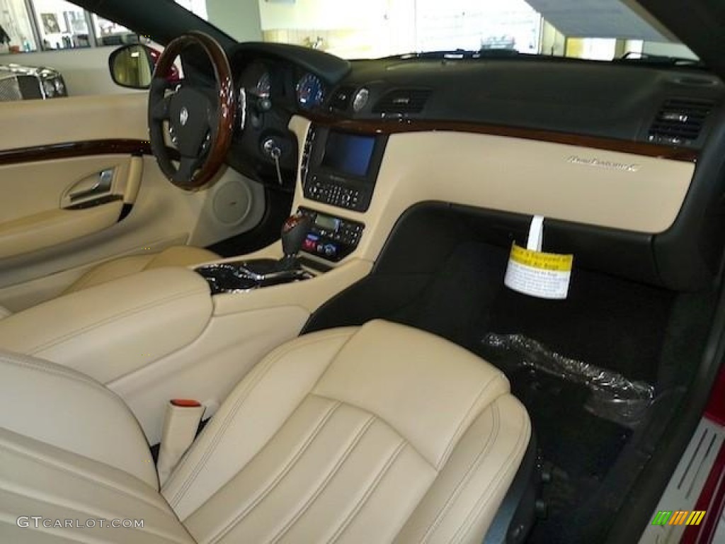 2012 Maserati GranTurismo Convertible GranCabrio Sabbia Dashboard Photo #60375334