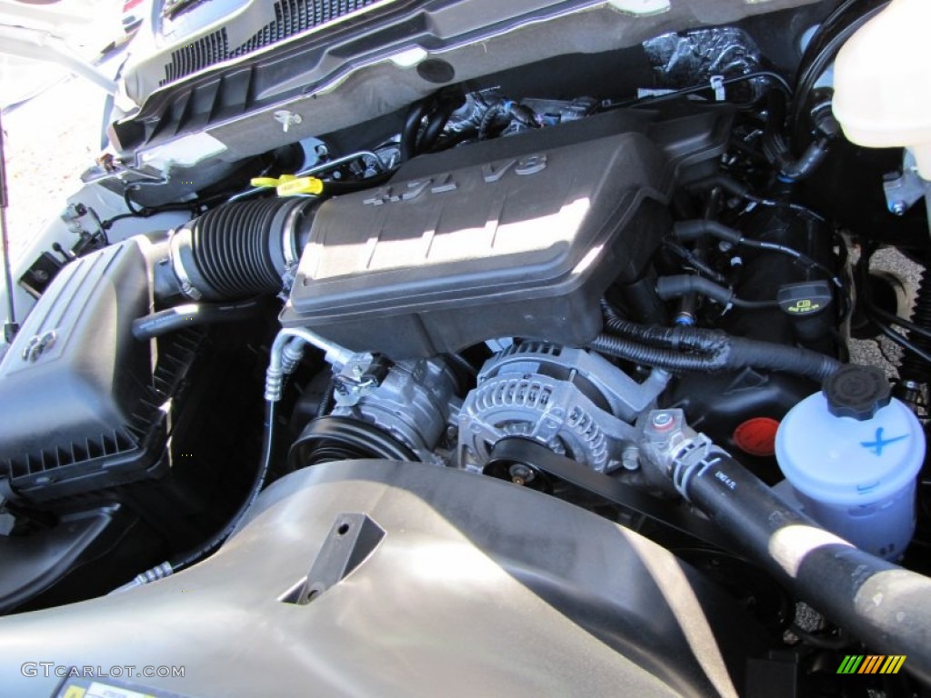 2012 Dodge Ram 1500 ST Regular Cab 4.7 Liter SOHC 16-Valve Flex-Fuel V8 Engine Photo #60375348