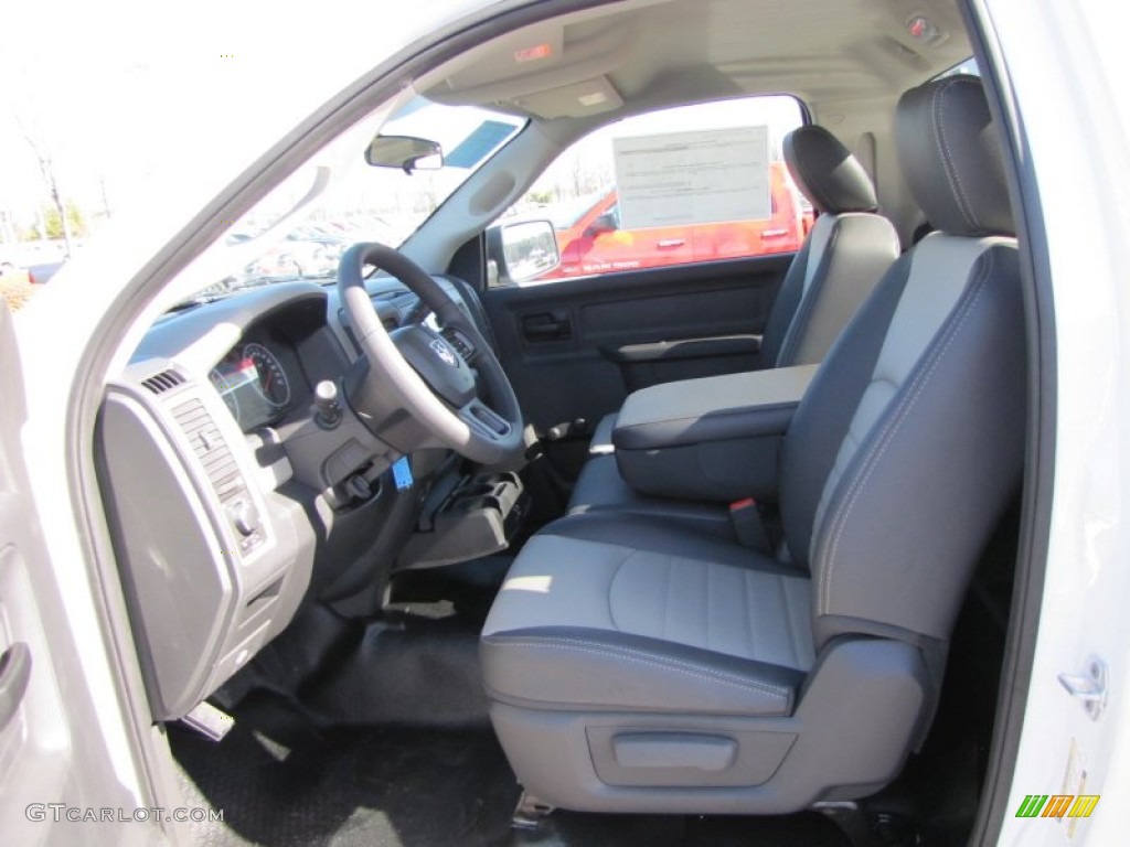 2012 Ram 1500 ST Regular Cab - Bright White / Dark Slate Gray/Medium Graystone photo #6