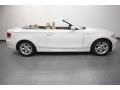 2009 Alpine White BMW 1 Series 128i Convertible  photo #7