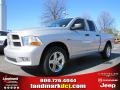 2012 Bright Silver Metallic Dodge Ram 1500 Express Quad Cab  photo #1