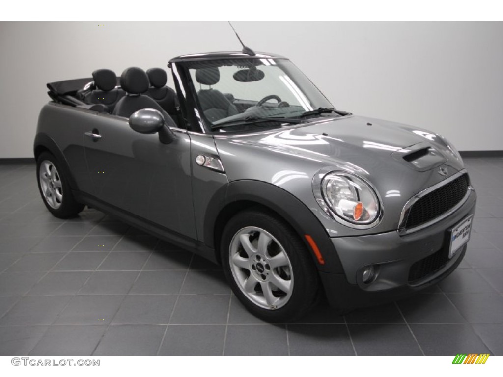 Dark Silver Metallic 2009 Mini Cooper S Convertible Exterior Photo #60376257