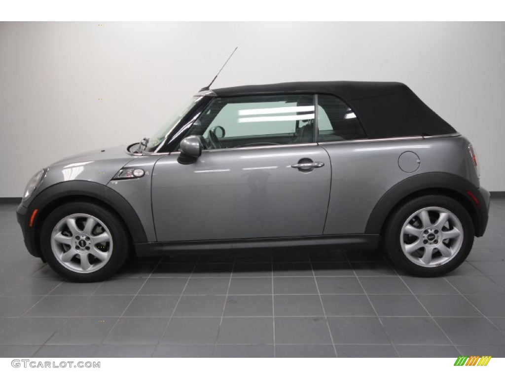 Dark Silver Metallic 2009 Mini Cooper S Convertible Exterior Photo #60376260