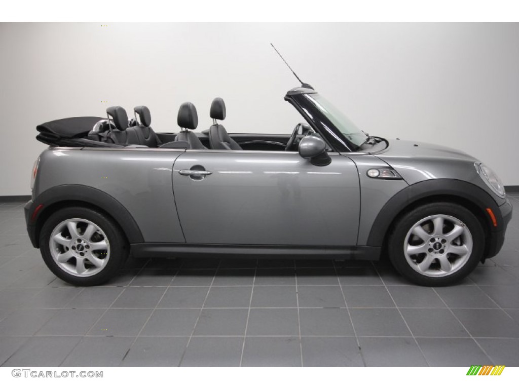 Dark Silver Metallic 2009 Mini Cooper S Convertible Exterior Photo #60376275