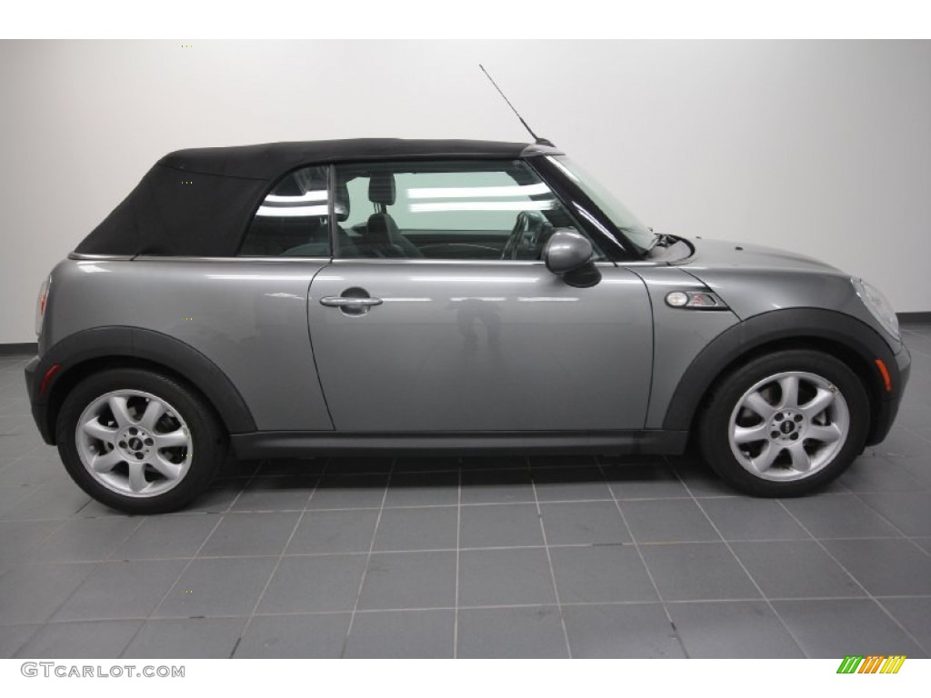Dark Silver Metallic 2009 Mini Cooper S Convertible Exterior Photo #60376278
