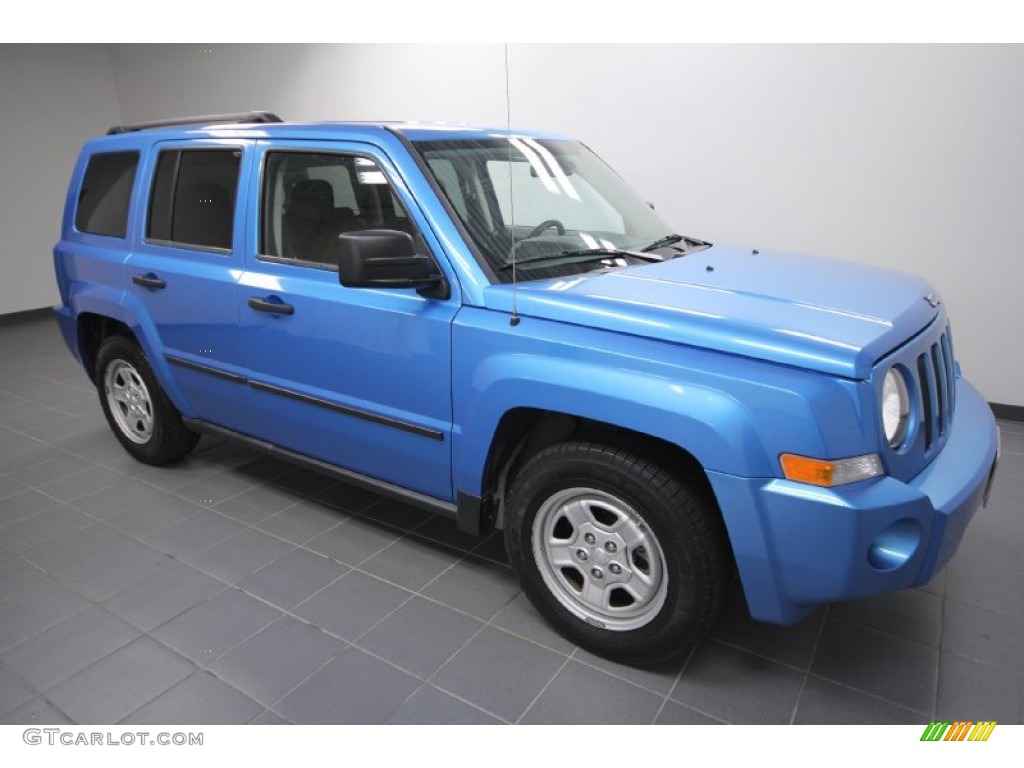 2008 Patriot Sport - Surf Blue Pearl / Dark Slate Gray photo #8