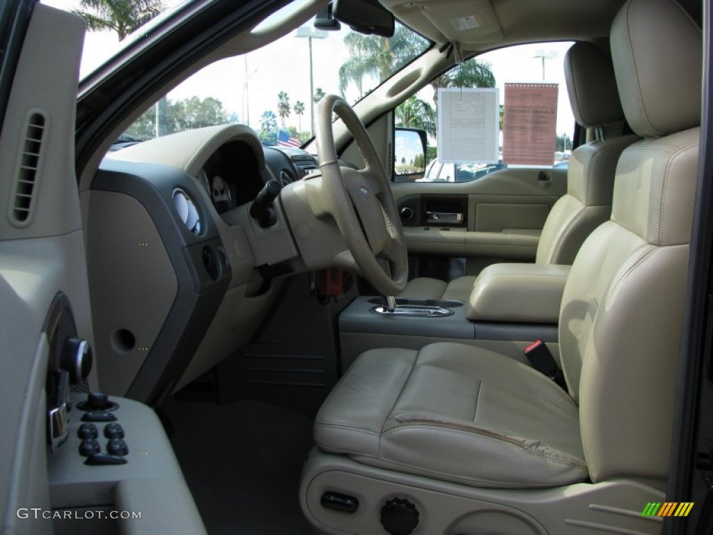 2006 F150 Lariat SuperCrew 4x4 - Black / Tan photo #20