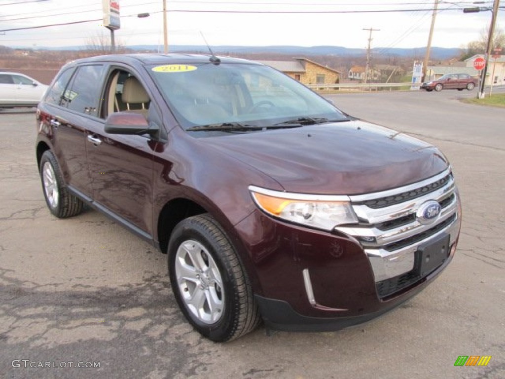 Bordeaux Reserve Red Metallic 2011 Ford Edge SEL Exterior Photo #60380431