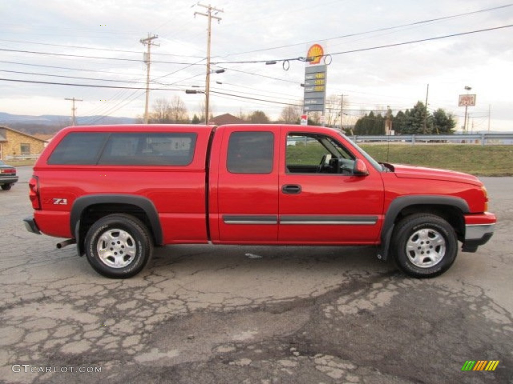 2006 Silverado 1500 Z71 Extended Cab 4x4 - Victory Red / Dark Charcoal photo #11