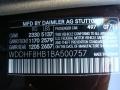 497: Cuprite Brown 2011 Mercedes-Benz E 350 4Matic Sedan Color Code