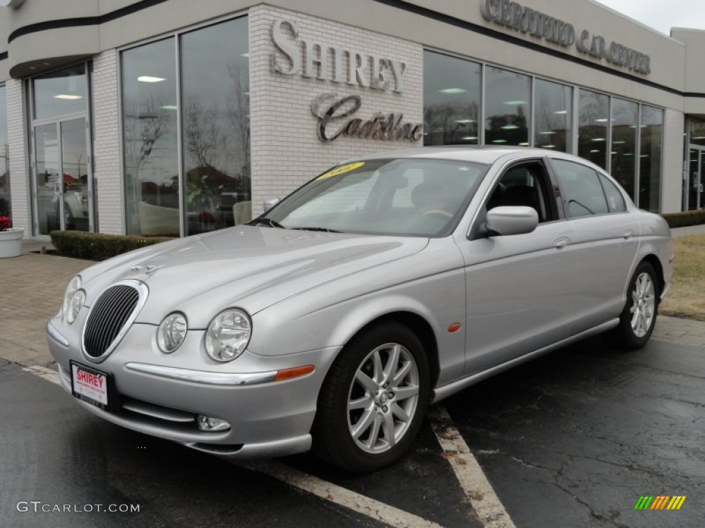 Platinum Silver Jaguar S-Type