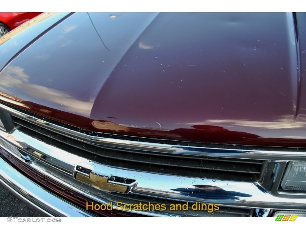 1998 C/K K1500 Silverado Extended Cab 4x4 - Dark Carmine Red Metallic / Neutral photo #25