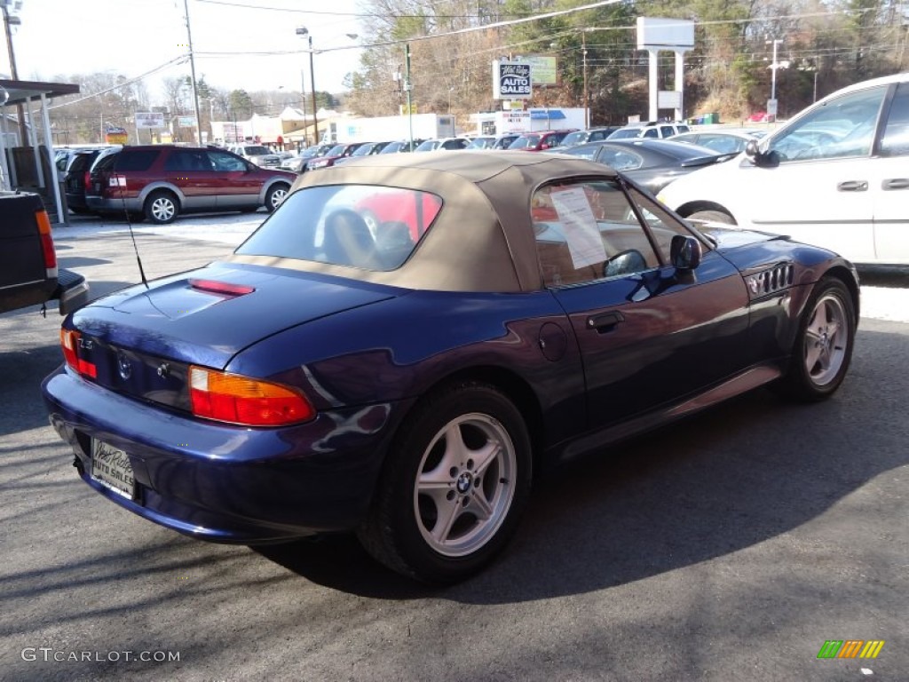 1997 Z3 1.9 Roadster - Montreal Blue Metallic / Beige photo #3